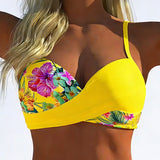 Bikini Bralette Stils Ar Kontrastu