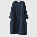 Grace - Relaxed Corduroy midi kleita