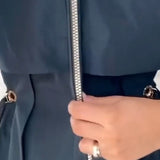 Veste Trenchcoat ar Kapuci