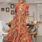 Gene - Boho Grace midi kleita