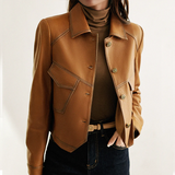 Zyvella | Eleganta brūna veste sievietēm