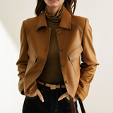 Zyvella | Eleganta brūna veste sievietēm