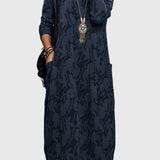 Victoria - Ikdienišķs Round - Neck kleita