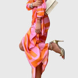 Everly - Elegants apsienama kleita ar apdruka