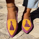 Marceline | Slingback mūlīši ar pušķiem