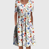 Mary - Midi kleita ar Tummy Coverage
