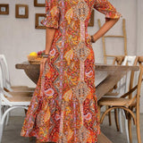 Gene - Boho Grace midi kleita