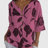 Laura - Ērts V - Neck blūze