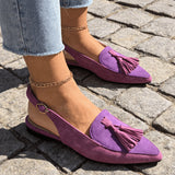 Marceline | Slingback mūlīši ar pušķiem