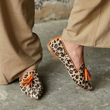 Pascaline | Leoparda Penny Loafers