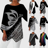 Alayah - Elegants apaļš kakls tops