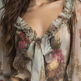 Ilma - Elegants lotus ziedu blūze
