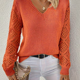 Rosa™ | Strickpullover mit V-Ausschnitt