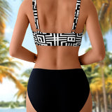 Stilīgs Divdaļīgs Bikini