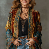 Darcy - Boho izšūts Kimono kardigāns