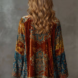 Darcy - Boho izšūts Kimono kardigāns