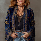 Darcy - Boho izšūts Kimono kardigāns