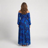 Aurelie | Off Shoulder Ziedu Maxi Kleita