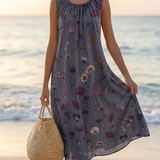 Sarita™ – Vintage ziedu midikleita