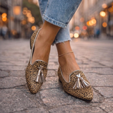 Filippa | Loafers ar pušķiem un dzīvnieku rakstu
