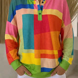 Buntes Vintage-Sweatshirt