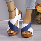 Vintra - Sandalias de cuña cómodas