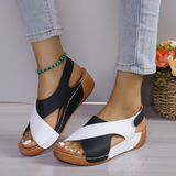 Vintra - Sandalias de cuña cómodas