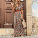 Sanne™ - Maxi Ibiza Kleita - Iekļauts Josta