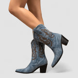 Cayetana - Botines Camperos Bordados