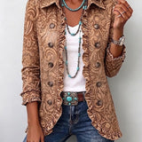 Concepción - Chaqueta ziedains Vintage con Volantes