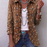 Nicolasa - Chaqueta Estampado Animal con Volantes