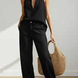 Adrienne | Retro Two-Piece Denim Set