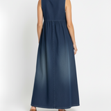 Capucine | Vintage Mazgāta Džinsu Maxi Kleita