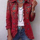 Dace | Bohēmiskais Paisley Ruffles Jaka