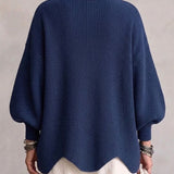 Damen Langarm-Strickjacke mit Knöpfen