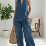Adrienne | Retro Two-Piece Denim Set