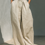 Cassia | Elegants lina plaša kāju komplekts