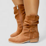 Estrella - Botas Camperas de Caña Arrugada