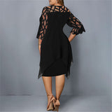 Kirsty™ - Stilīgs Plus-Size Midi Kleita mūsdienīgām sievietēm