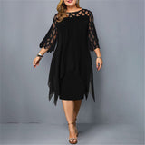 Kirsty™ - Stilīgs Plus-Size Midi Kleita mūsdienīgām sievietēm