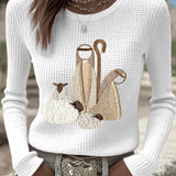Damen Weihnachts Jesus Krippe Tops