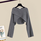 Enrica™ - Elegants Trikotāžas Kleita Komplekts