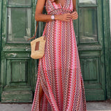 Lisa™ - Tribālais Boho Halterdekoltē Maxikleid