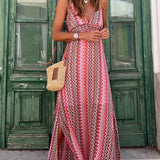 Lisa™ - Tribālais Boho Halterdekoltē Maxikleid