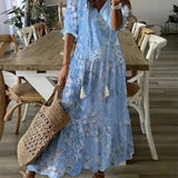 Luna - Flattering Bohēmisks A - Line maksi kleita