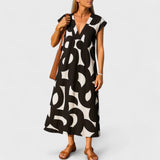 Valery - Flowing V - Neck kleita